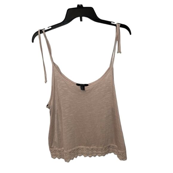 FOREVER 21 CREAM TANK TOP / CROP TOP - Picture 1 of 3